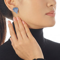 Baby Blue Petal Studs