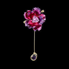 Begonia Parrot Bloom Pin