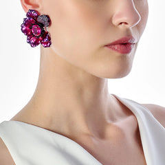 Begonia Poppy Earrings