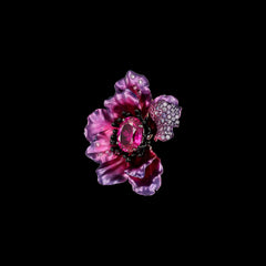 Begonia Poppy Earrings
