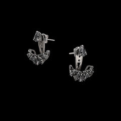 Black Diamond Twinkle Ear-Jackets