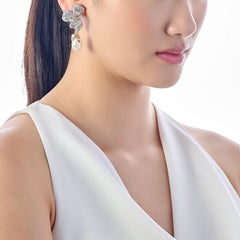 Pearl Blossom Earrings