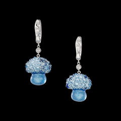 Blue Spirulina Virosa Earrings