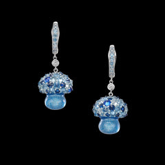 Blue Spirulina Virosa Earrings