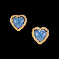 Blueberry Heart Earrings