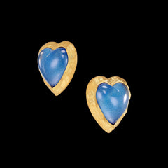 Blueberry Heart Earrings