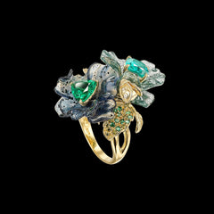 Flower and Spirulina Garden Ring