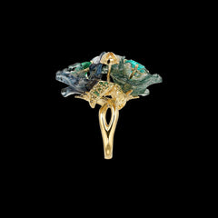 Flower and Spirulina Garden Ring