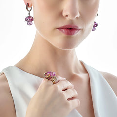 Amethyst Virosa Earrings