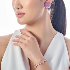 Blush Rosa Petal Earrings