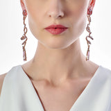Blush Script Earrings