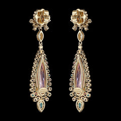 Blush Tigerlily Earrings