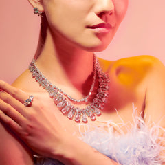 Blush Nova Starburst Ring, Ring, Anabela Chan Joaillerie - Fine jewelry with laboratory grown and created gemstones hand-crafted in the United Kingdom. Anabela Chan Joaillerie is the first fine jewellery brand in the world to champion laboratory-grown and created gemstones with high jewellery design, artisanal craftsmanship and a focus on ethical and sustainable innovations.