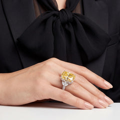 Broderie Canary Ring
