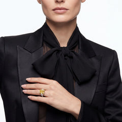 Broderie Canary Ring
