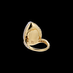 Canary Chalcedony Elixir Ring