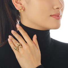 Canary Floating Diamonds Nova Ear Huggies