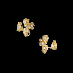 Canary Floating Diamonds Nova Ear Huggies