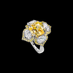 Canary Lotus Ring