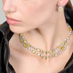 Canary Celestial Halo Earrings
