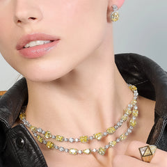 Canary Love Heart Choker