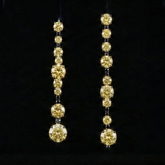 Canary Morse Code Earrings