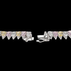 Candy Infinity Necklace. Lab-Grown Simulated Diamond