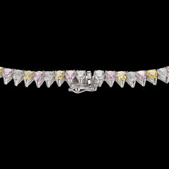 Candy Infinity Necklace. Lab-Grown Simulated Diamond