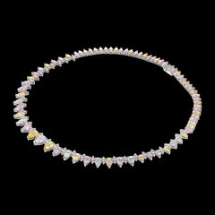 Candy Infinity Necklace. Lab-Grown Simulated Diamond