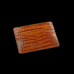Card Holder - Cognac Brown