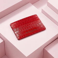 Card Holder - Poppy Red