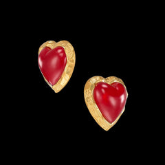 Cherry Heart Earrings