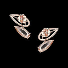 Cognac Illusion Studs
