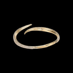 Diamond Blades of Grass Bangle