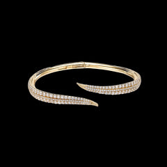 Diamond Blades of Grass Bangle