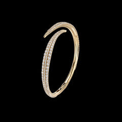Diamond Blades of Grass Bangle