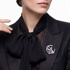 Diamond English Garden Brooch