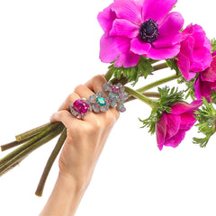 Paraiba Bloom Ring