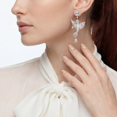 Diamond Hummingbird Earrings