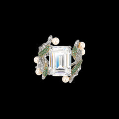 Diamond Lily Ring