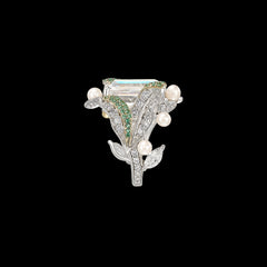 Diamond Lily Ring