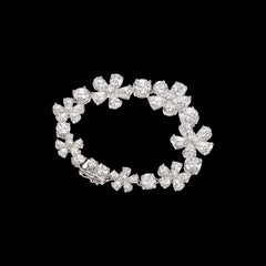Diamond Marguerite Daisy Bracelet