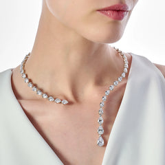 Diamond Nova Collar. White Gold