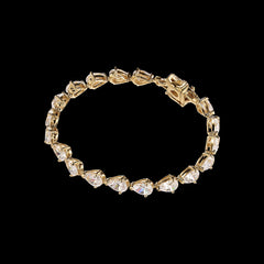 Diamond Nova Eternity Bracelet. Yellow Gold