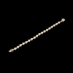 Diamond Nova Eternity Bracelet. Yellow Gold