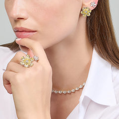 Daisy Diamond Marguerite Rings