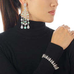 Diamond Fleur-De-Lys Bracelet