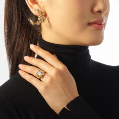 Diamond Orchard Garland Earrings