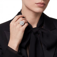 Diamond Orion Halo Ring