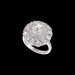 Diamond Orion Halo Ring